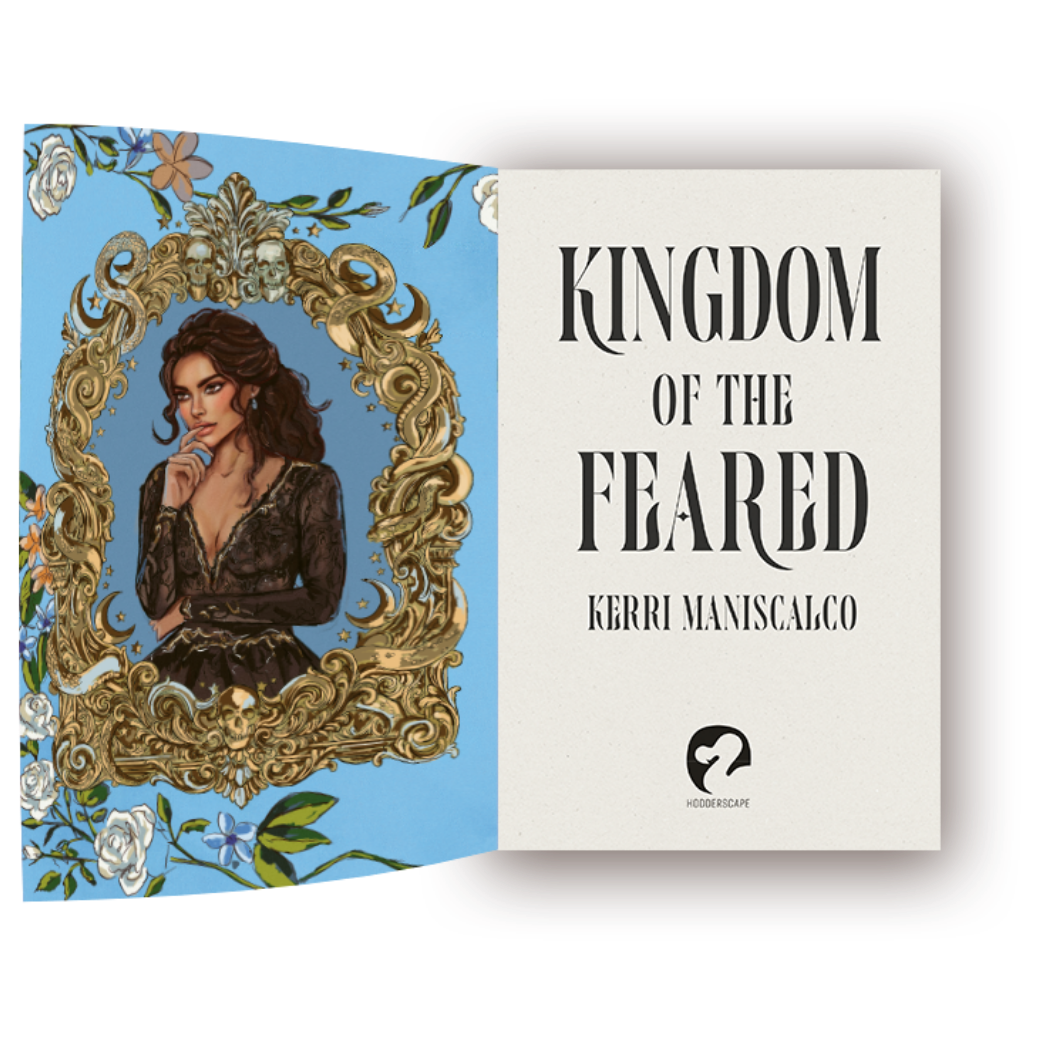Kingdom of the Feared inside cover printing character art - front
